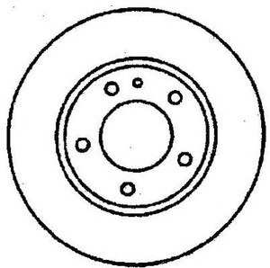 Фото Гальмівний диск JURID/BENDIX 561176J