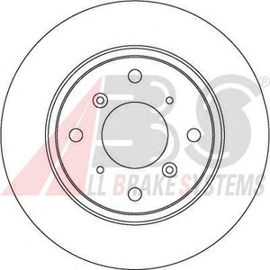 Фото Гальмівний диск ABS 16267