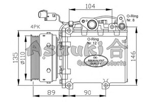 Фото Компресор, кондиціонер ASHUKI 3200K038