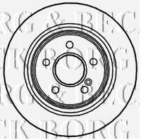 Фото Гальмівний диск BORG & BECK BBD4703