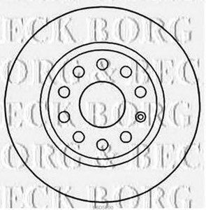 Фото Гальмівний диск BORG & BECK BBD5200