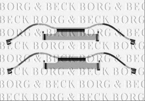 Фото Комплектующие, колодки дискового тормоза BORG & BECK BBK1281