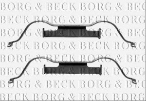 Фото Комплектующие, колодки дискового тормоза BORG & BECK BBK1288