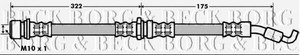 Фото Автозапчасть BORG & BECK BBH7198