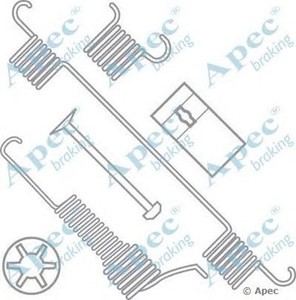 Фото Комплектуючі, гальмівна колодка APEC braking KIT964