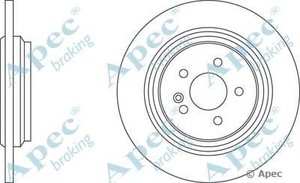 Фото Гальмівний диск APEC braking DSK2020