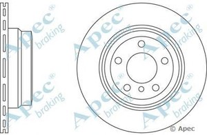 Фото Гальмівний диск APEC braking DSK 2601