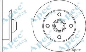 Фото Гальмівний диск APEC braking DSK2932