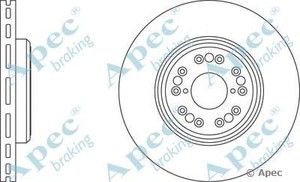 Фото Гальмівний диск APEC braking DSK320