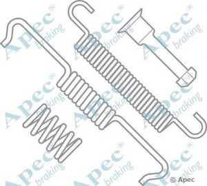 Фото Комплектуючі, гальмівна колодка APEC braking KIT999