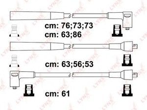 Фото Комплект дротів запалювання LYNXauto SPC6507