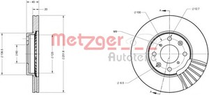 Фото Гальмівний диск Metzger 6110255